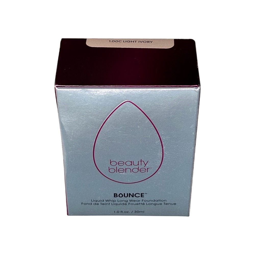 New Sealed Beauty Blender Bounce Liquid Whip Foundation 1.OCC Light Ivory 1 Oz